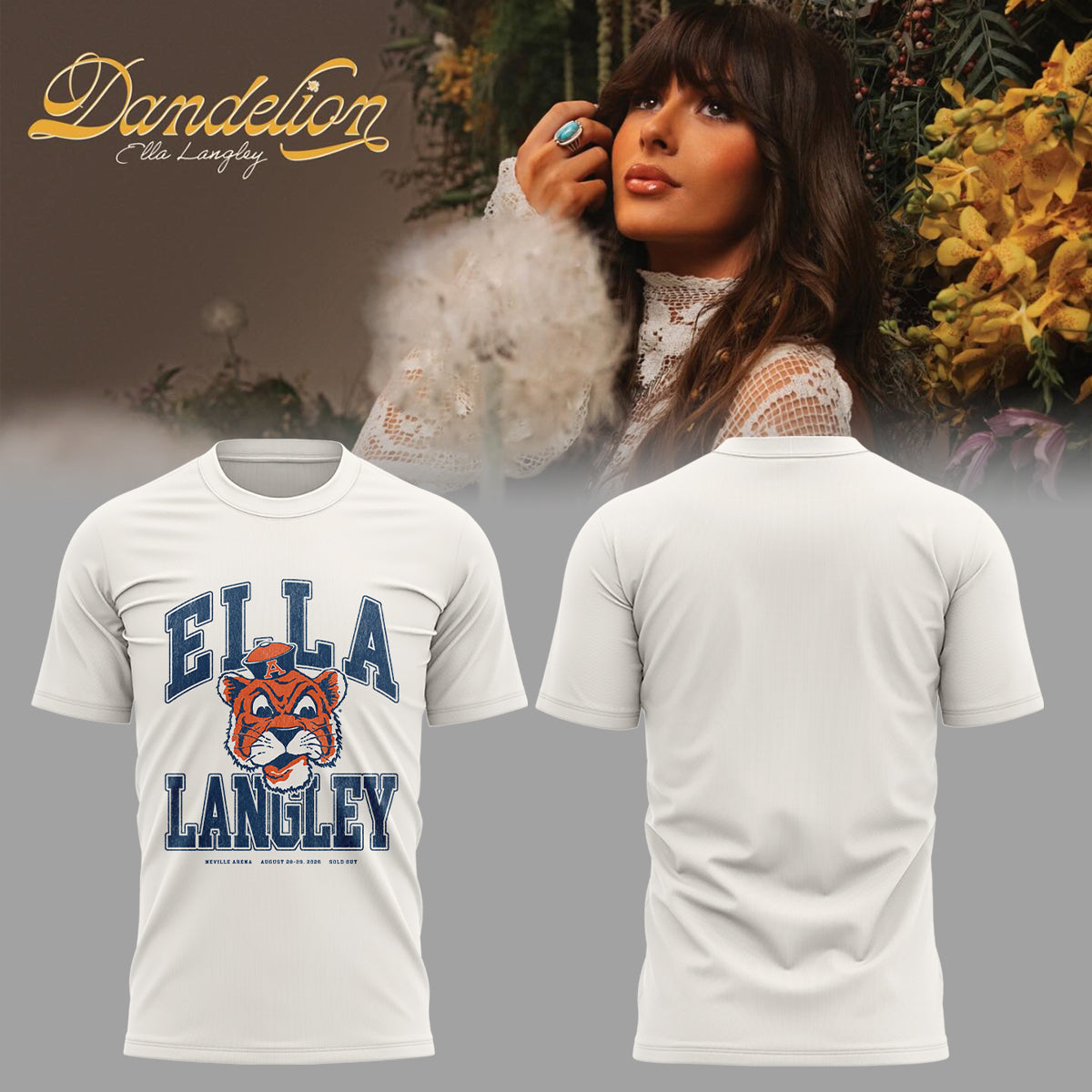 E.Langley “The Dandelion Tour” in Auburn,AL Shirt
