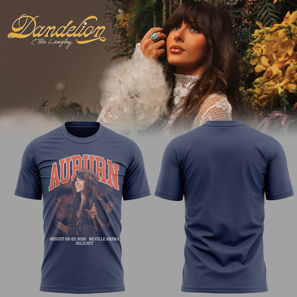 E.Langley “The Dandelion Tour” in Auburn,AL Shirt