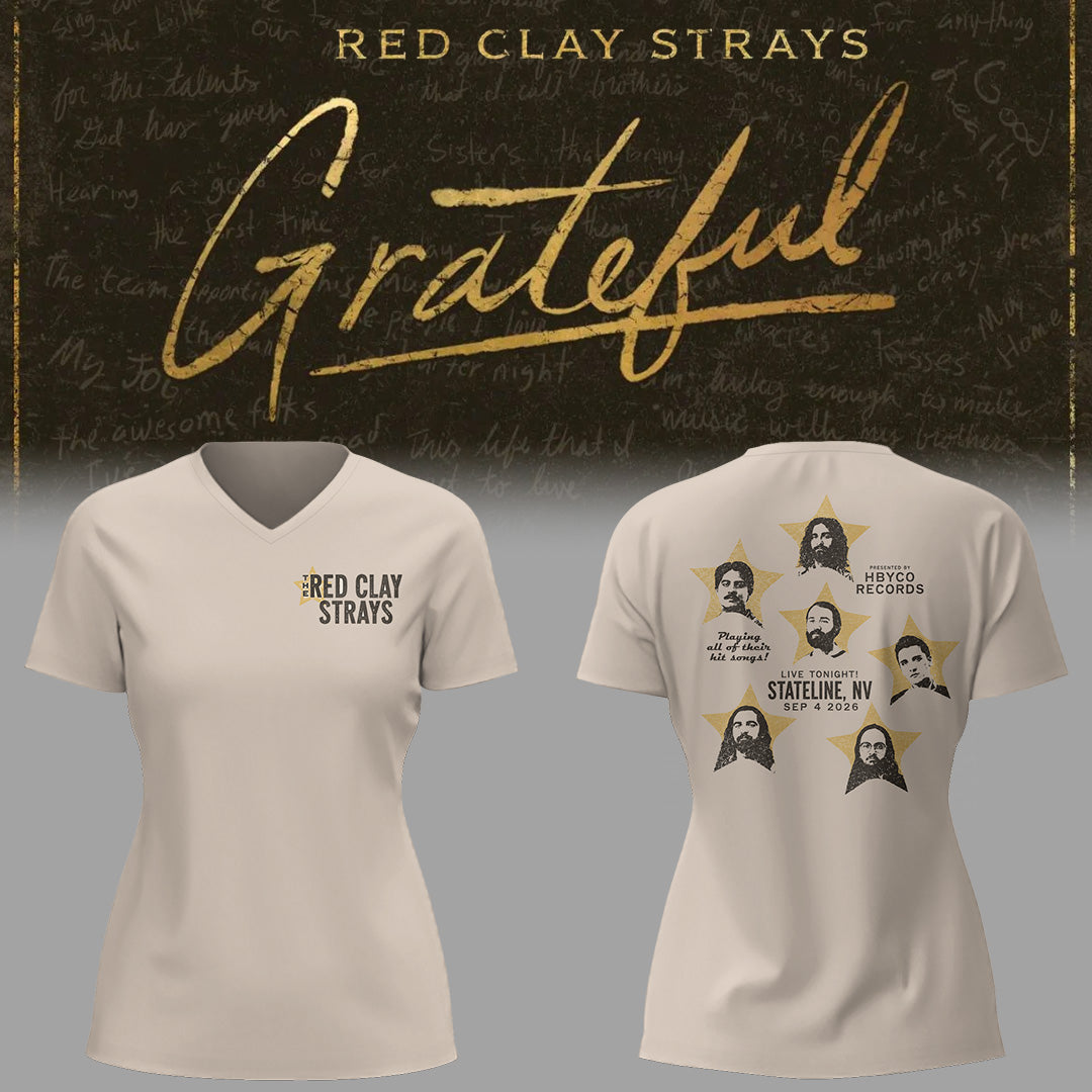 Limited Edition The Grateful Tour in Stateline,NV V-neck TShirt
