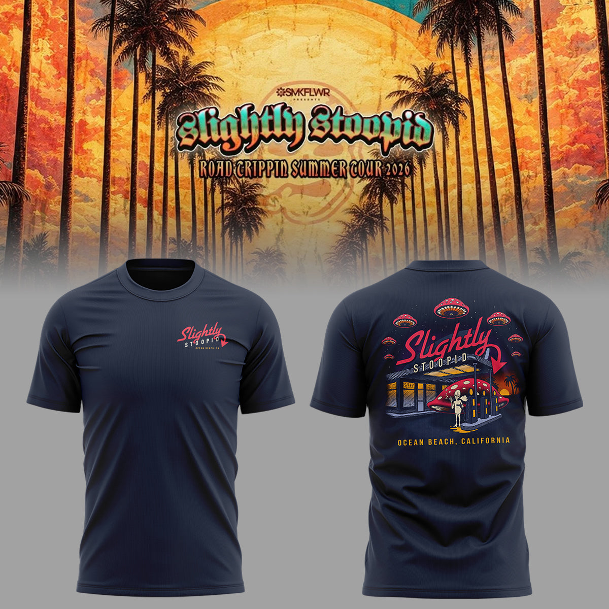 Limited Edition Slightly Stoopid Tour 2026 Tshirt