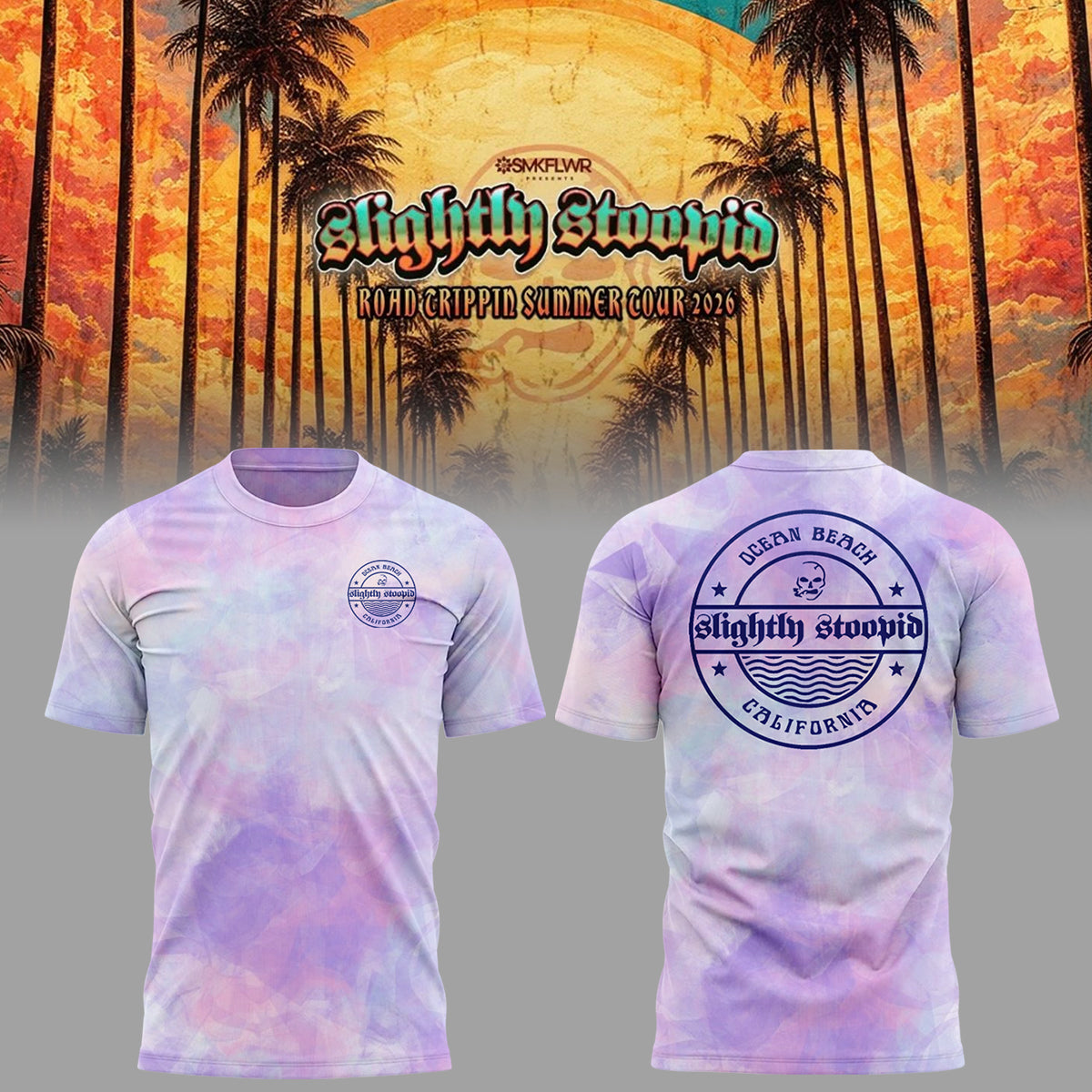 Limited Edition Slightly Stoopid Tour 2026 Tshirt