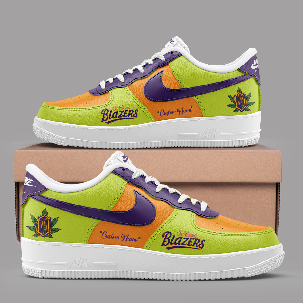 Limited Editon Oakland Blazers Custom Shoes
