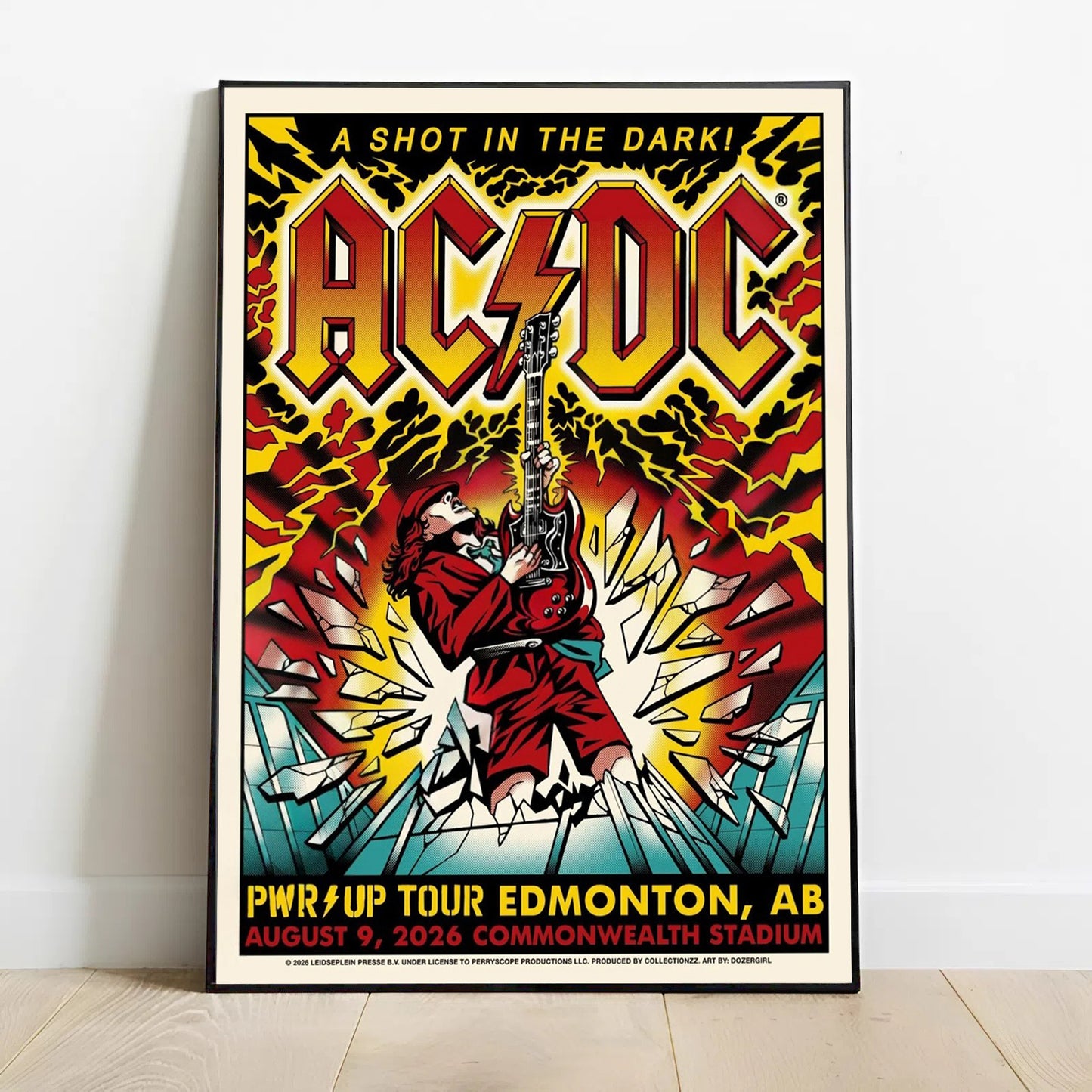 Limited Edition Power Up Tour 2026 in Edmonton,AB Poster