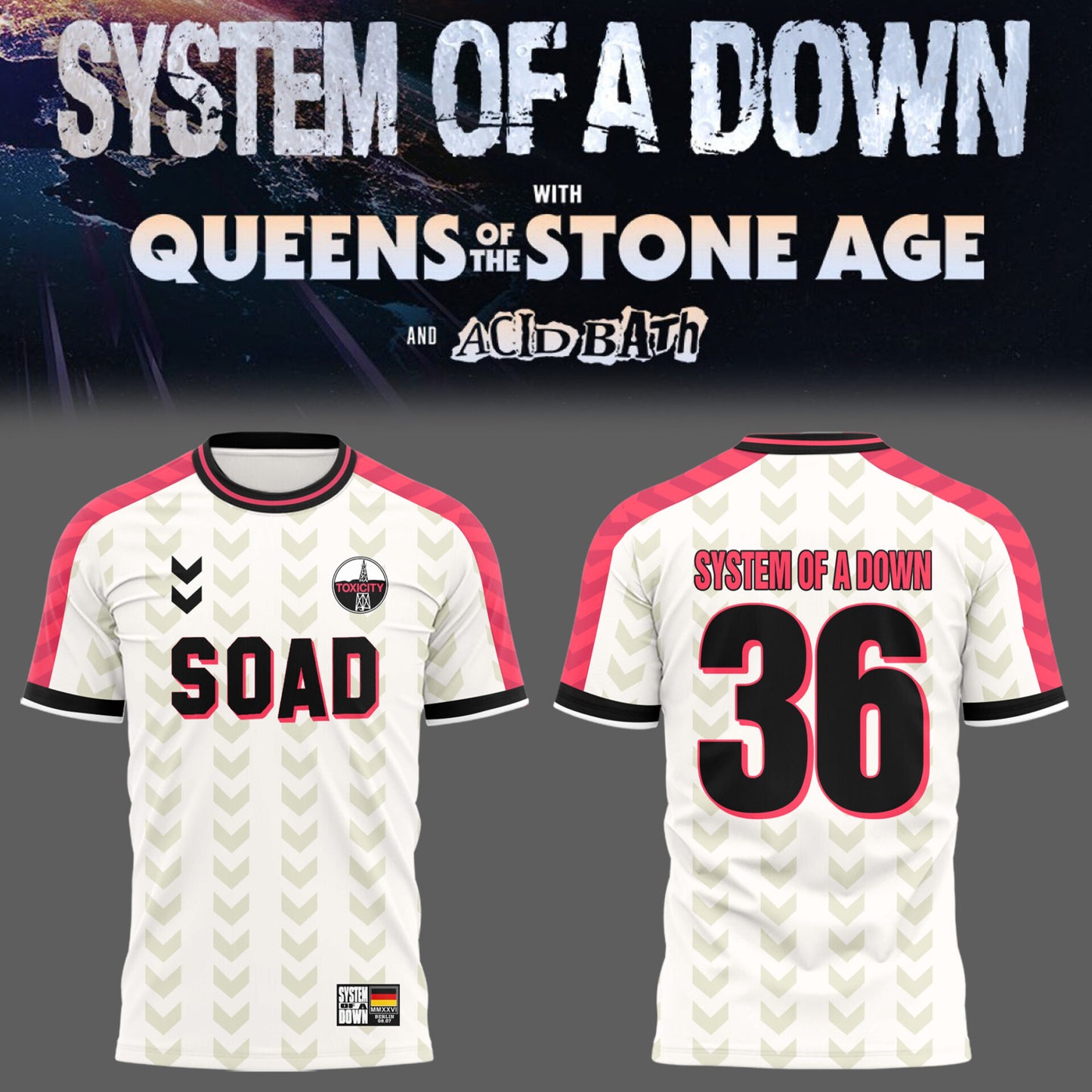 Limited Edition SOAD UK & Europe Stadium Tour 2026