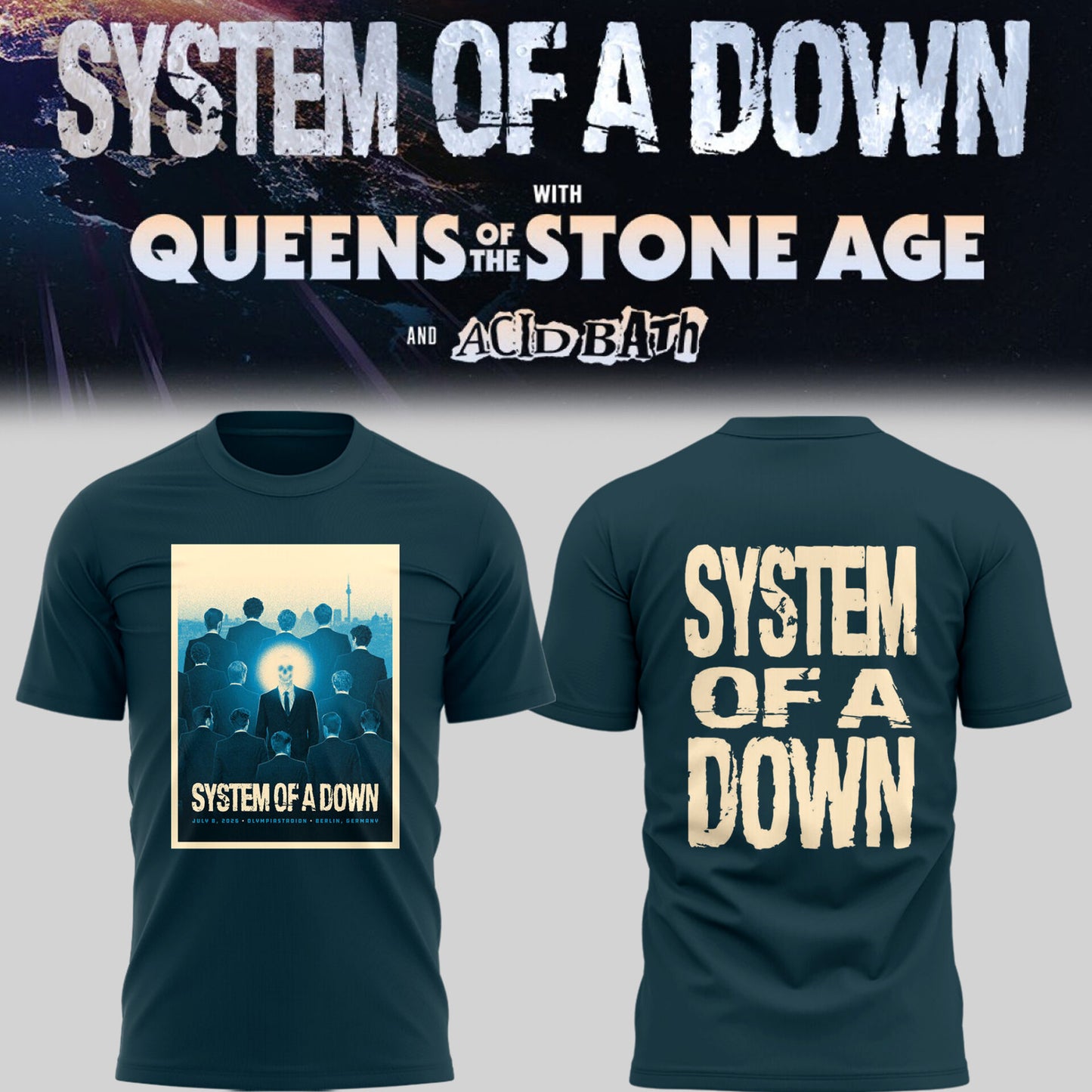 Limited Edition SOAD UK & Europe Stadium Tour 2026