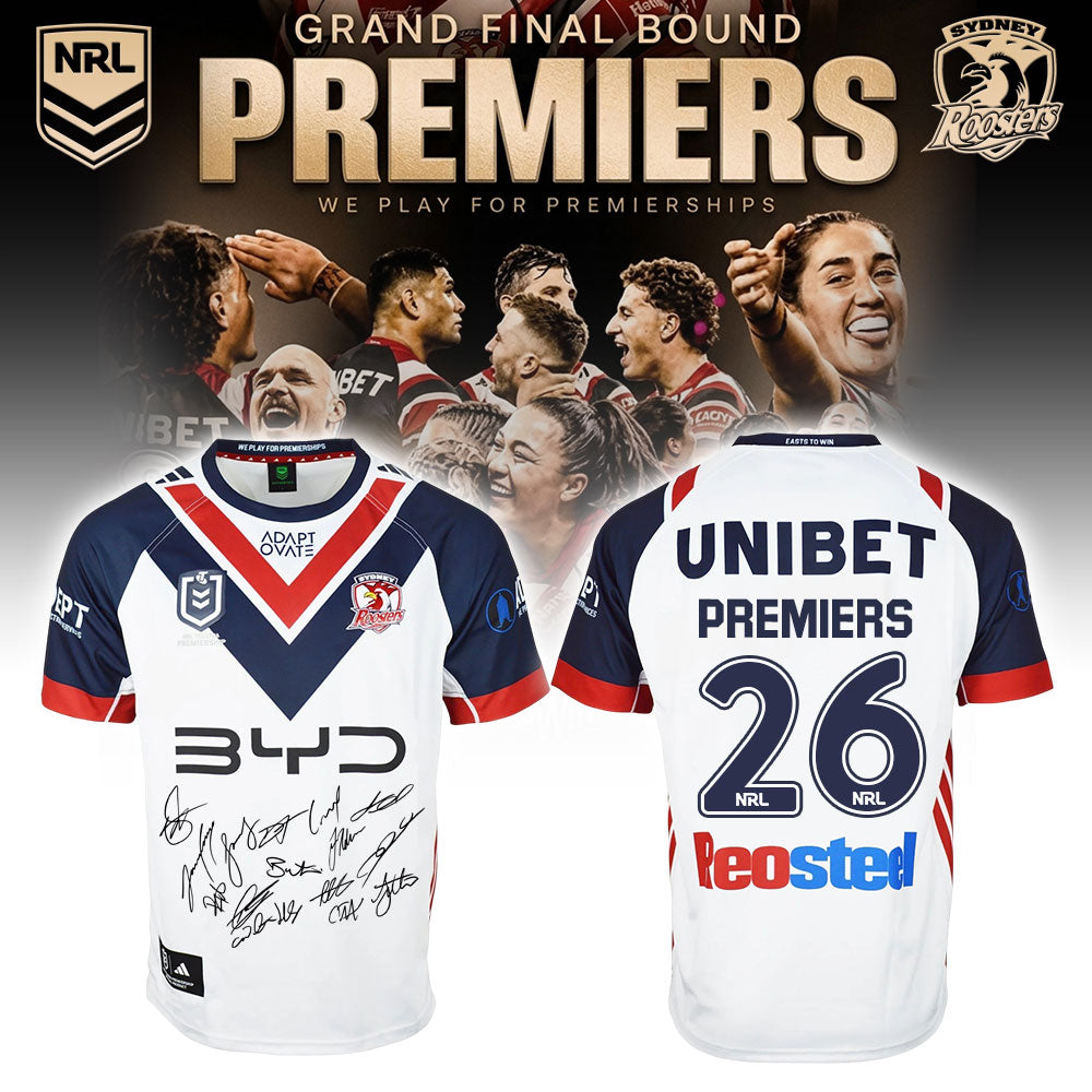 Sydney Roosters 2026 PREMIERS Limited Jersey