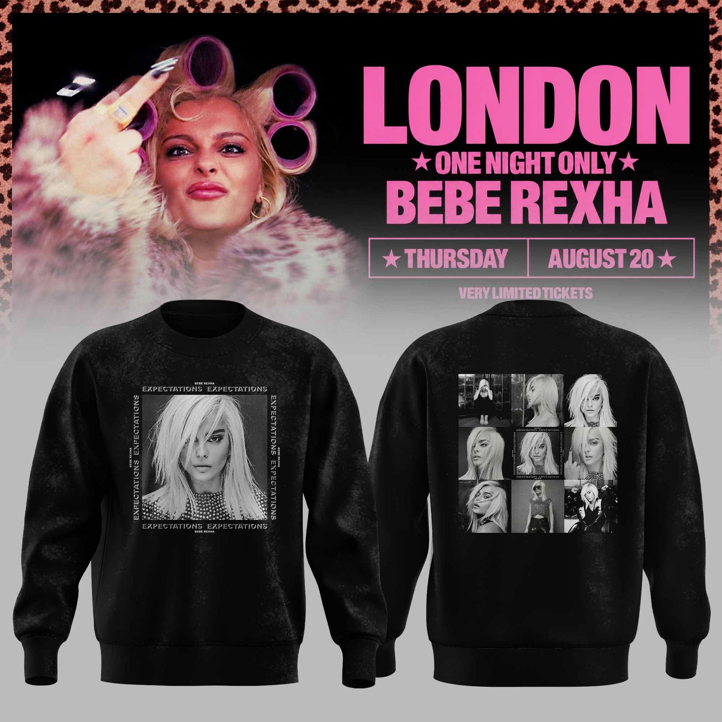 BEBE REXHA – LIMITED LONDON SWEATSHIRT