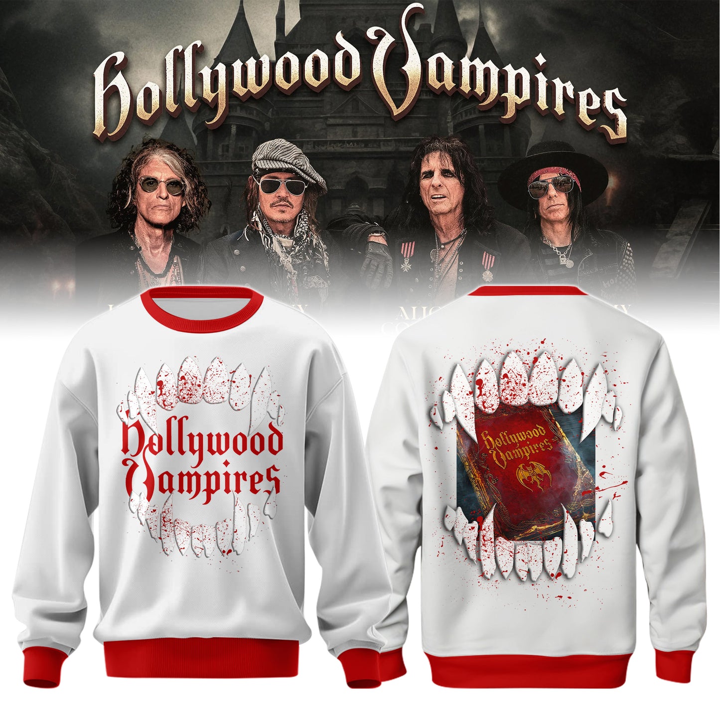 Hollywood Vampires 2026 Tour Merch ver 3