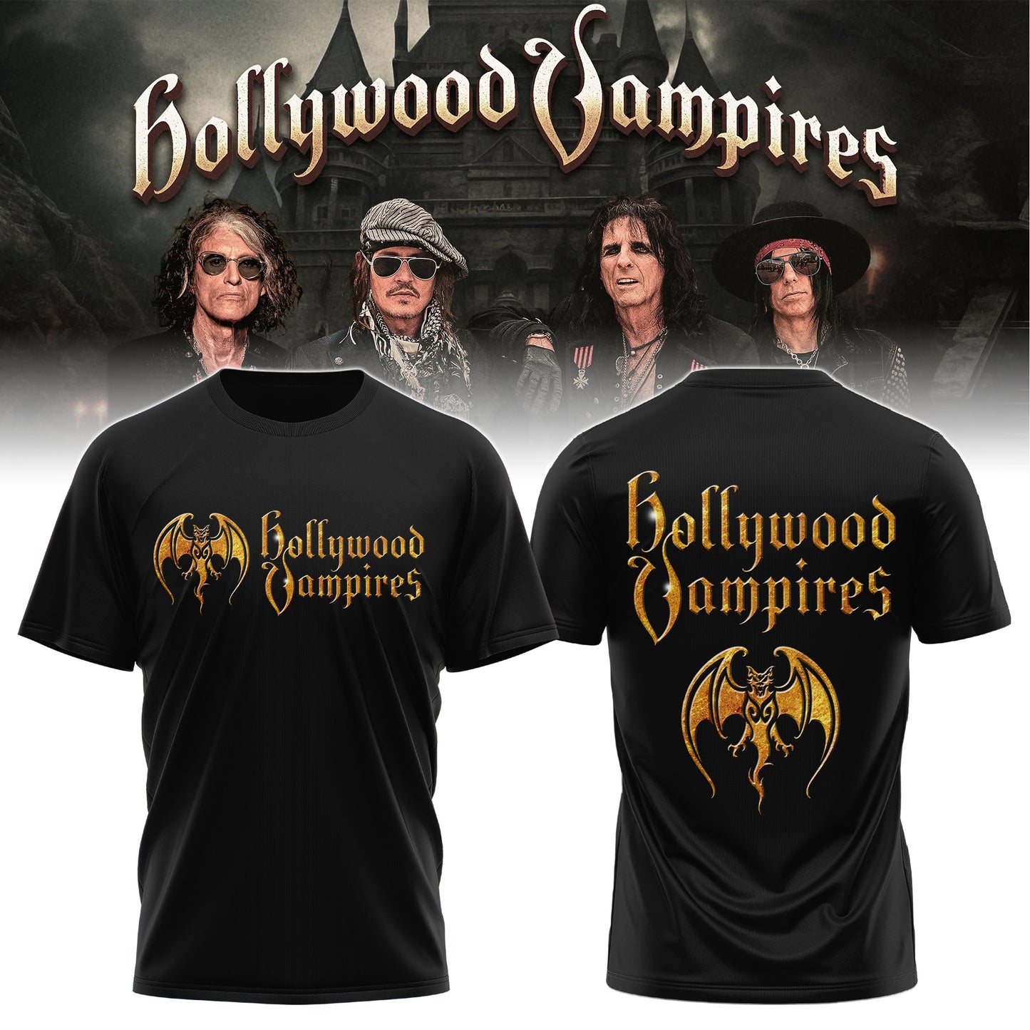 Hollywood Vampires 2026 Tour Merch ver 6