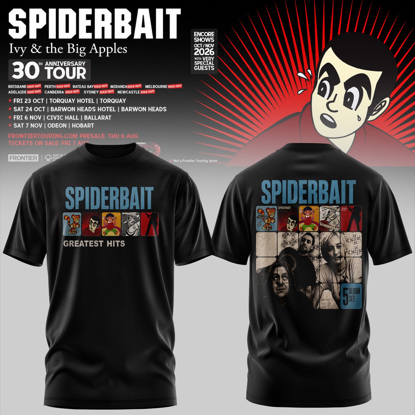 SPIDERBAIT — 30TH ANNIVERSARY TOUR COLLECTION TEE