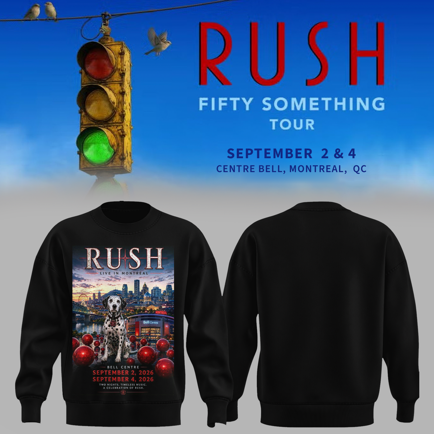 Limited Edition Fifty Something Tour Sweatshirt