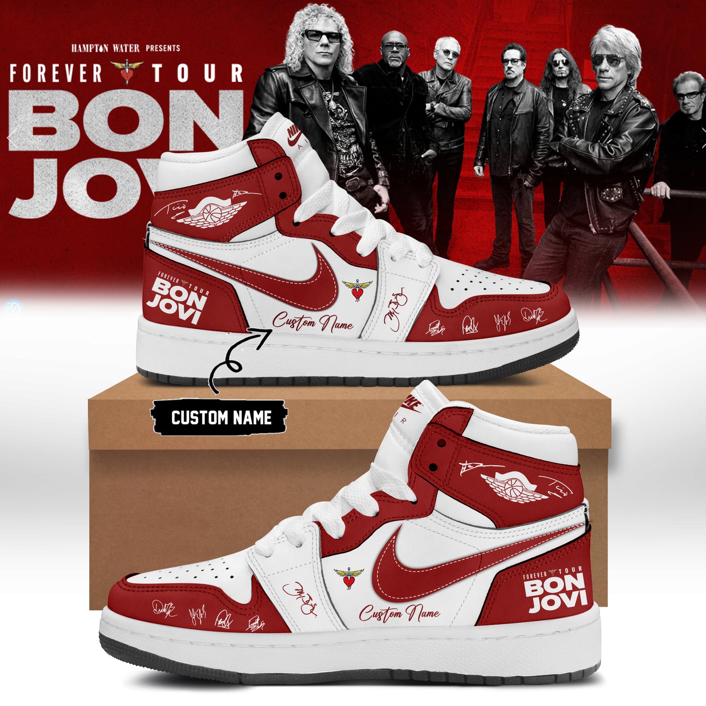 BON JOVI “Forever Tour” Signature Collection Limited Edition – Shoes