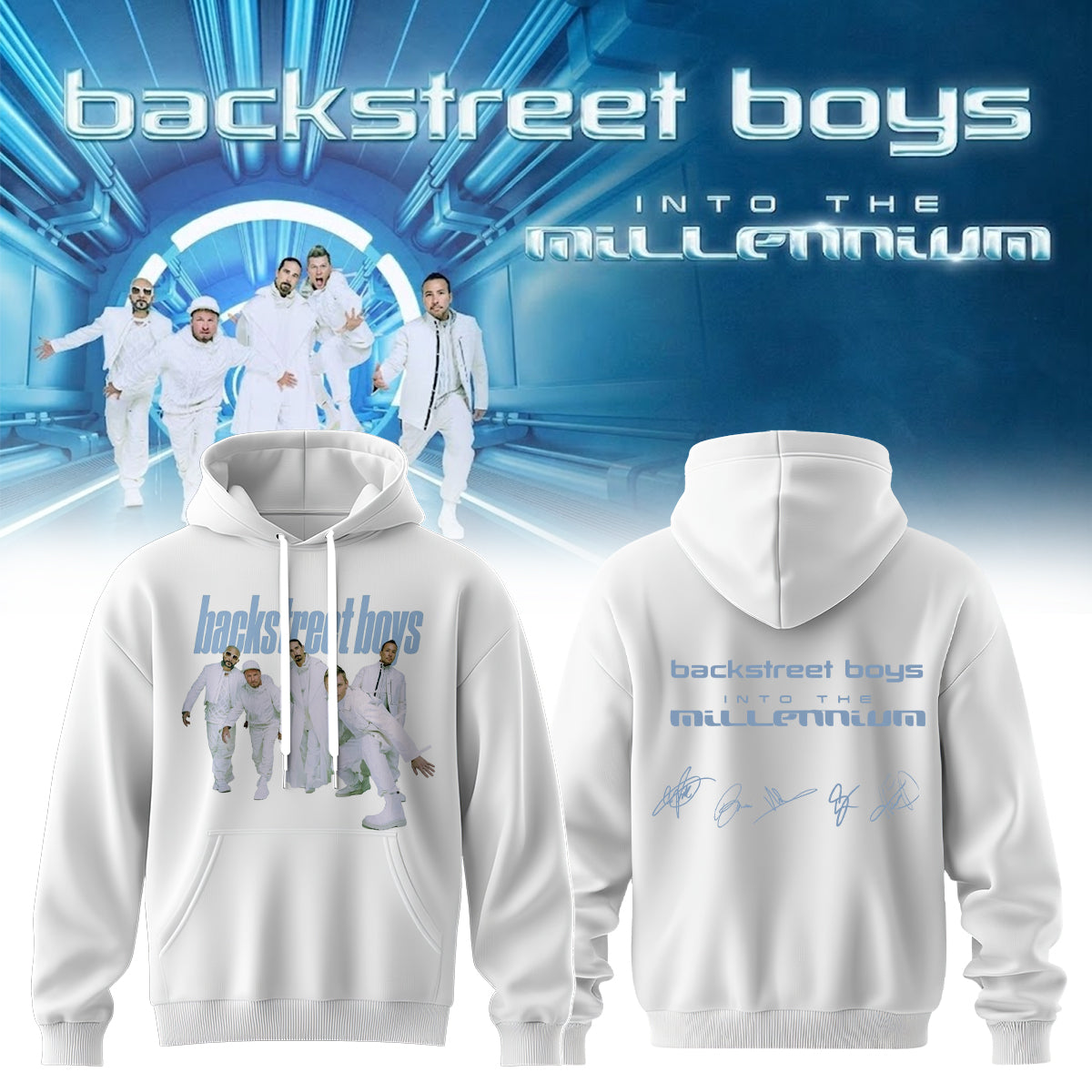 ,,Backstreet Boys ”Into The Millennium” Limited Edition Signature – Hoodie