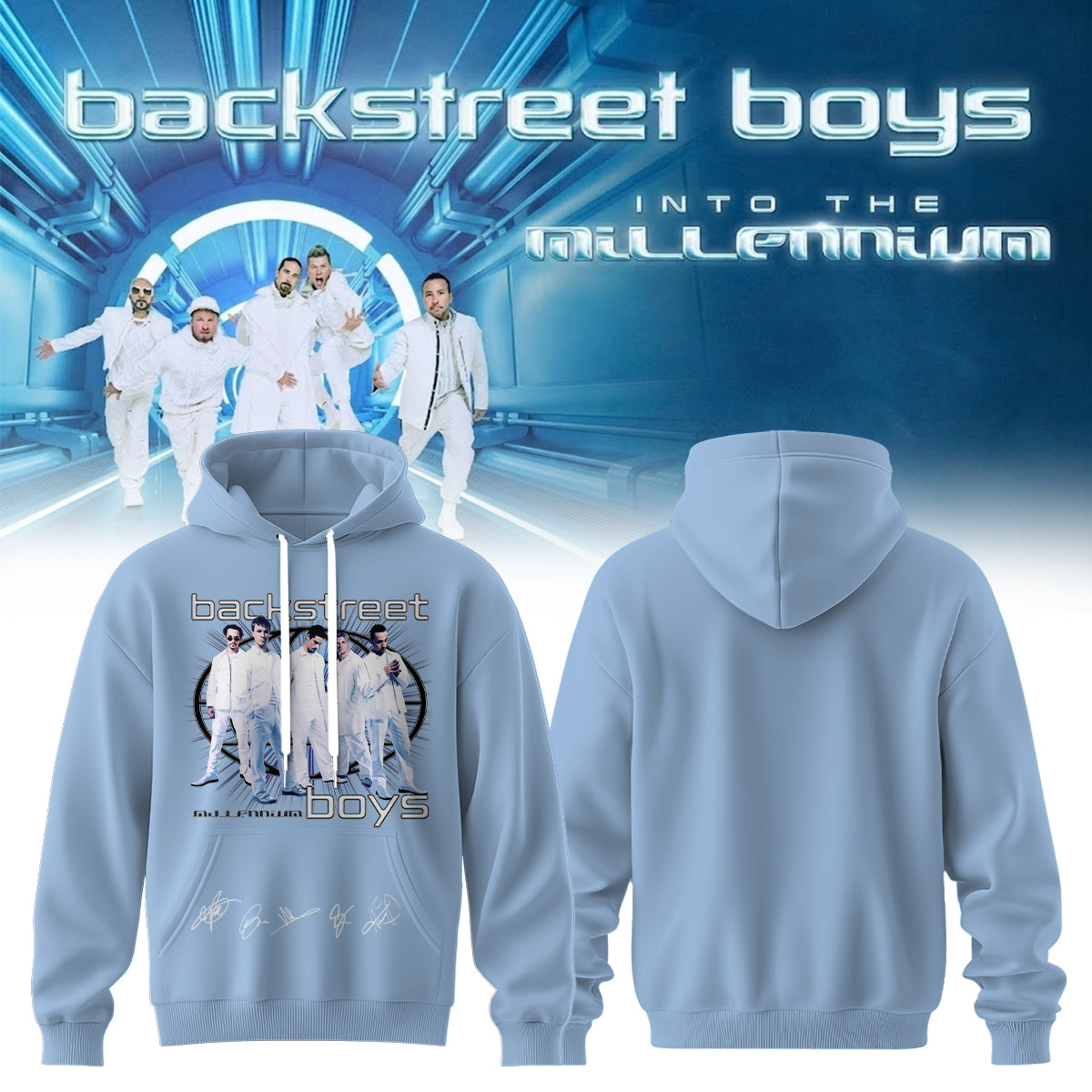 ,,Backstreet Boys ”Into The Millennium” Limited Edition Signature – Hoodie