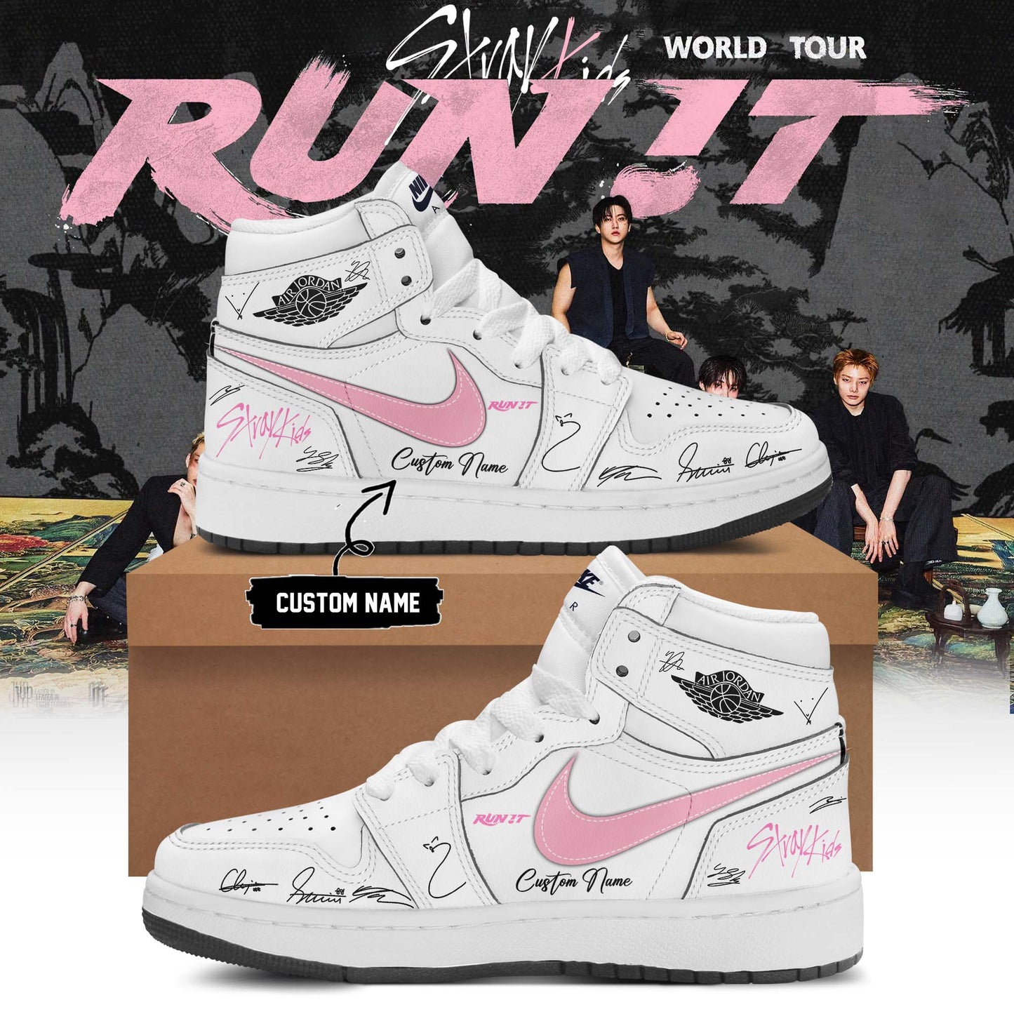 Stray Kids – RUN IT World Tour Shoes