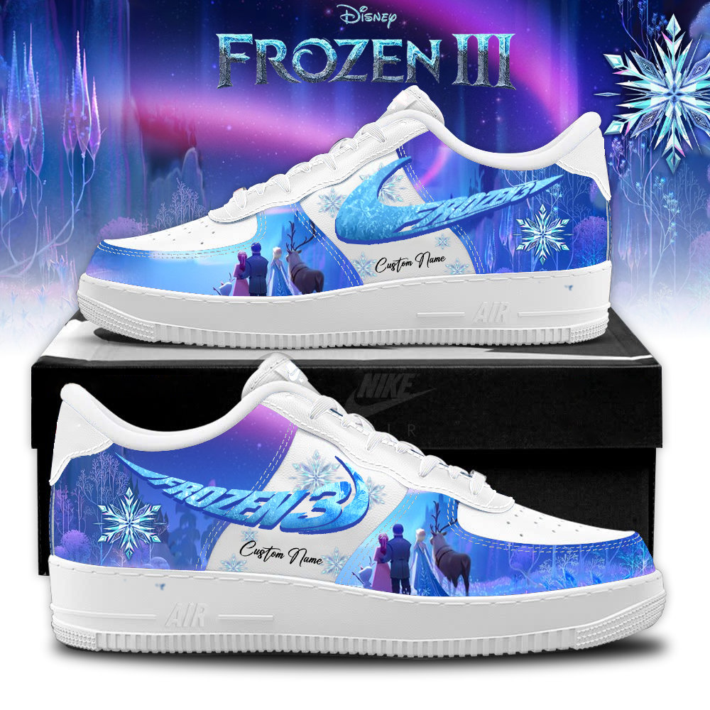 Limited Edition Frozen 3 AF1 Sneakers