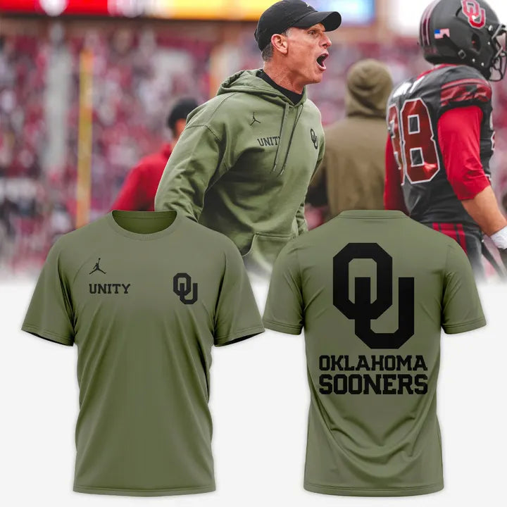 Oklahoma Sooners Football Salute to Service Limited Edition Shirt