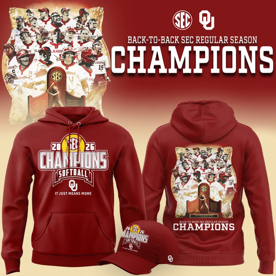 Oklahoma Softball Back-to-Back SEC Regular Season Champs 2026