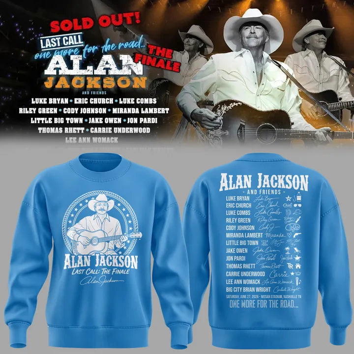 Exclusive Version Alan Jackson “Last Call… The Finale” 2026 Sweater