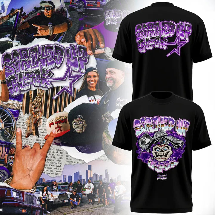 Official Houston Astros x DJ Screw Collection Shirt Black