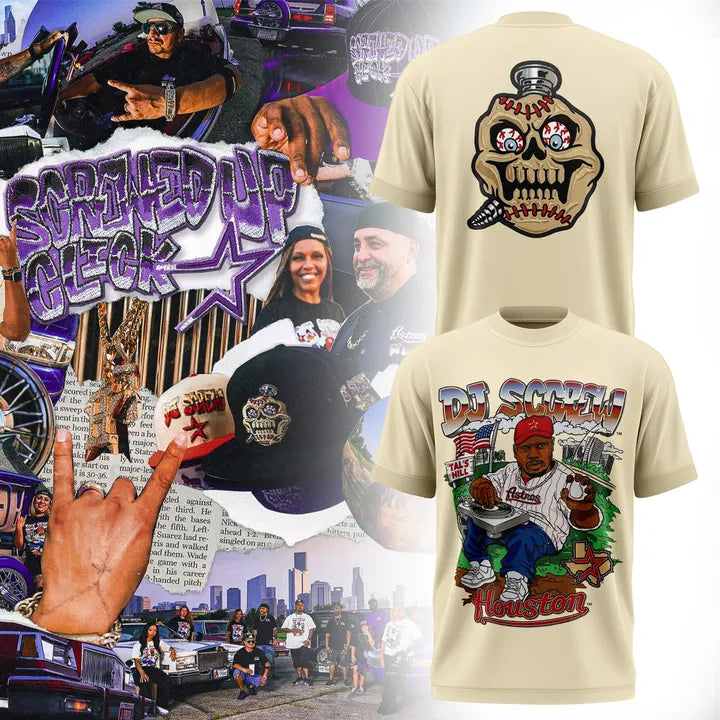Official Houston Astros x DJ Screw Collection Shirt