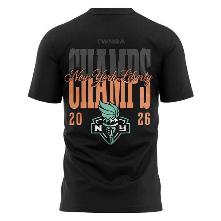 New York Liberty Seafoam 2026 COMMISSIONER’S CUP CHAMPIONS T-shirt
