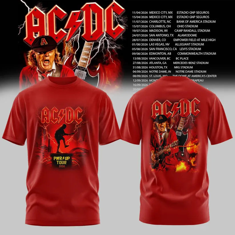 09.3. Perfect Edition AC/DC Power Up Tour 2026 T-Shirt