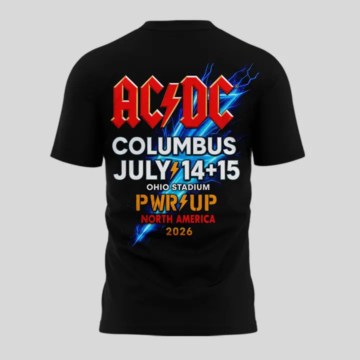 AC/DC - POWER UP TOUR 2026 x Ohio Stadium T-shirt