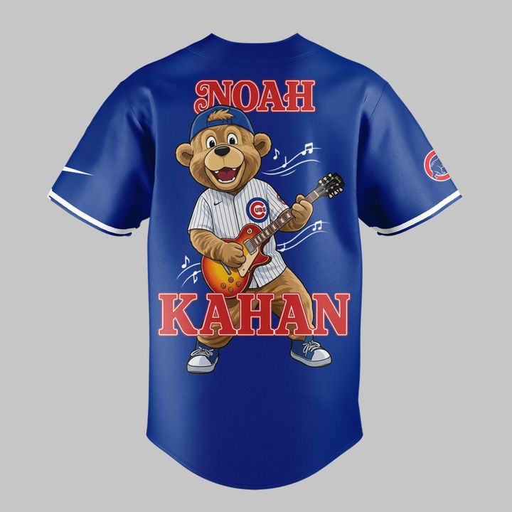 04.06. Newest Jersey Noah Kahan x Chicago Cubs - Wrigley Field Event Shirt - The Great Divide Tour 2026 Baseball Jersey