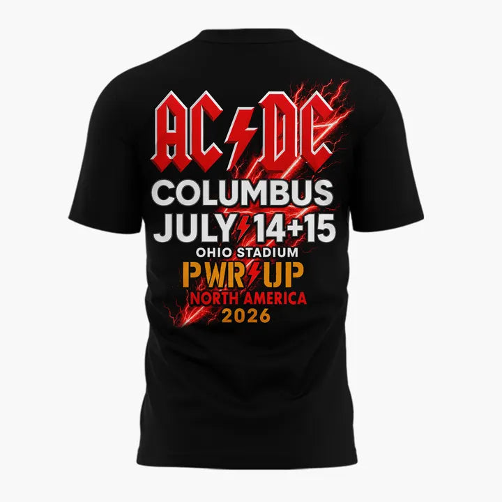 VIP.AC/DC - POWER UP TOUR 2026 x Ohio Stadium T-shirt