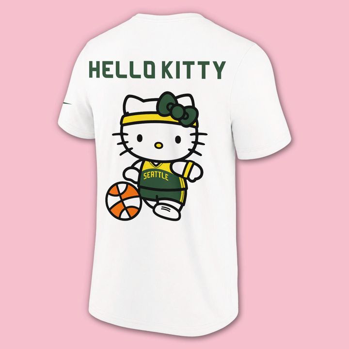 2026 Exclusive T-Shirt Seattle Storm x Hello Kitty!