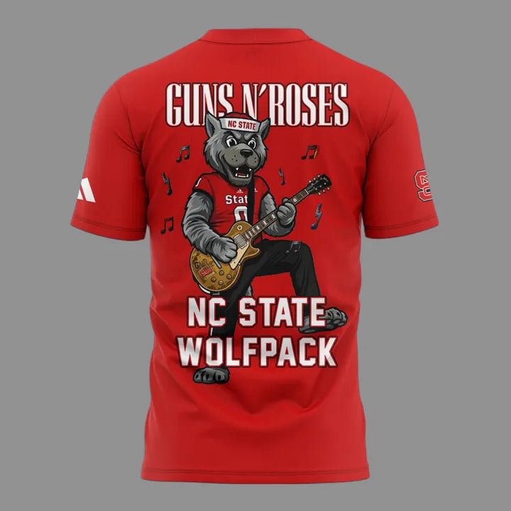 New Shirt Guns N' Roses x NC State Football - World Tour 2026 T-Shirt