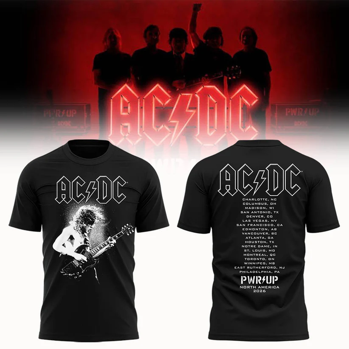 Exclusive AC/DC North America - Power Up Tour 2026 T-Shirt