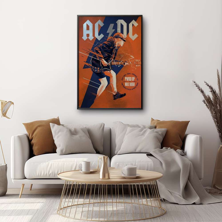 Poster AC/DC At Denver Event - Power Up Tour 2026 - Empower Filed at Mile High Poster