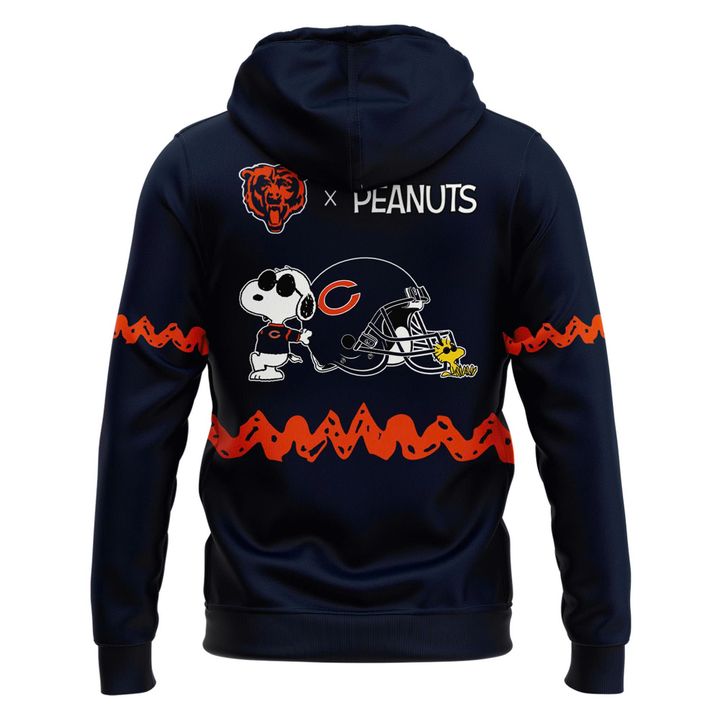 2026 Limited Edition New Chicago Bears x Peanuts Hoodie.