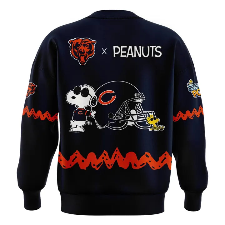 2026 Limited Edition New Chicago Bears x Peanuts Sweatshirt.