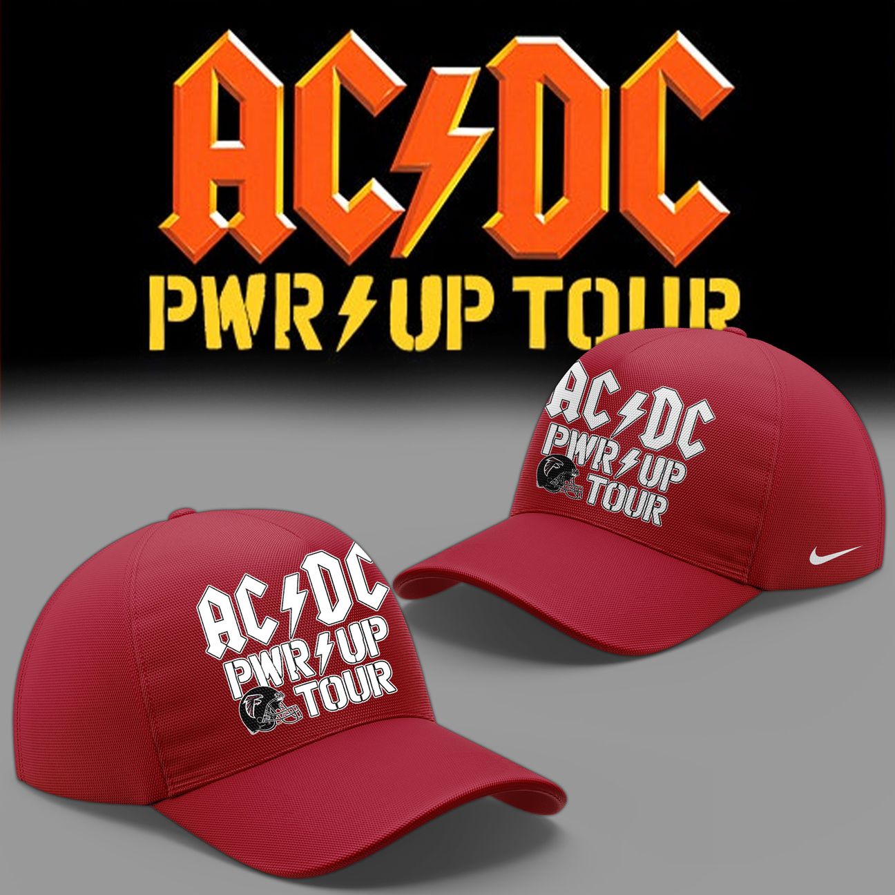 01.23. Special Cap AC/DC x Atlanta Falcons - Power Up Tour 2026 Cap