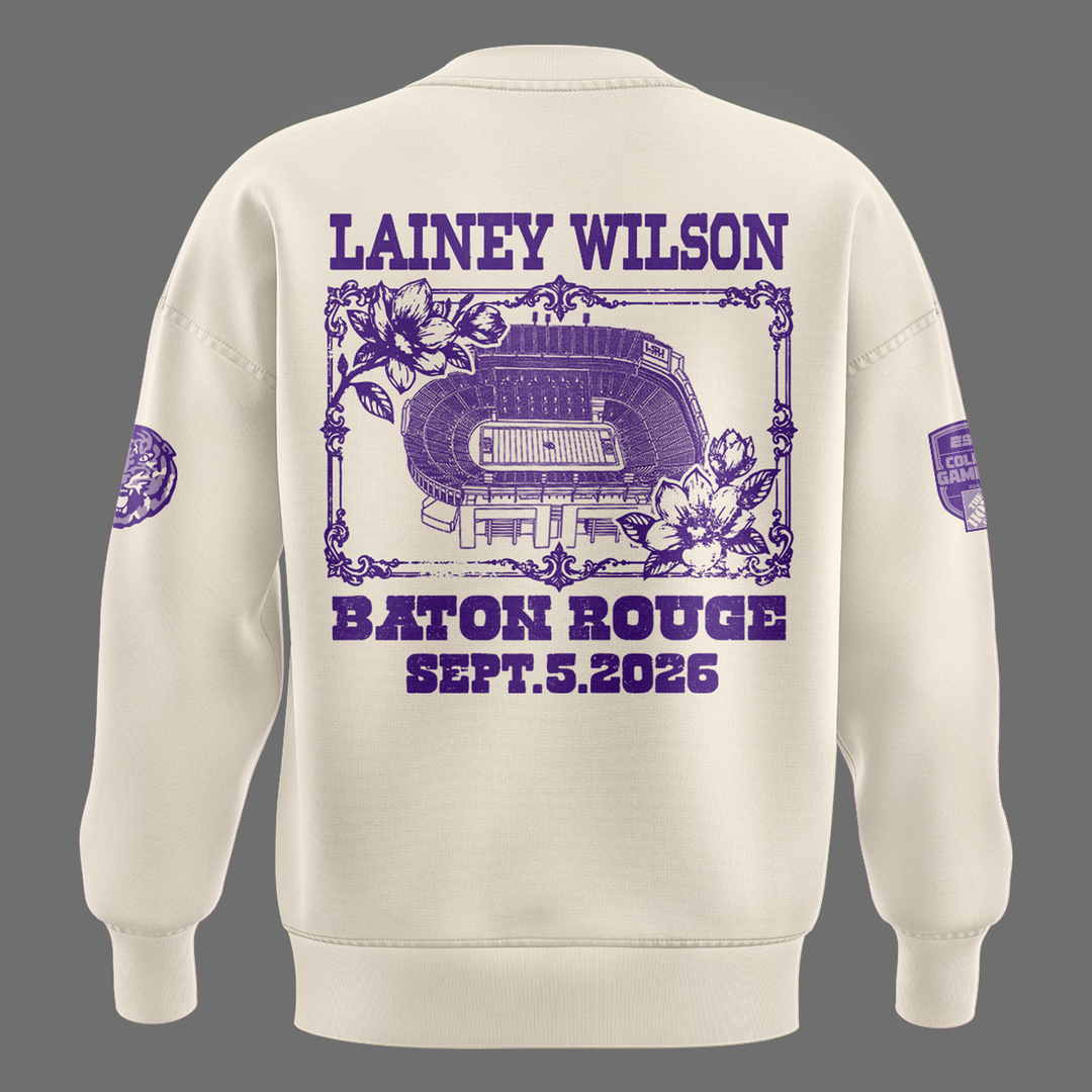 Special 2026 Lainey Wilson College GameDay LSU Sweater
