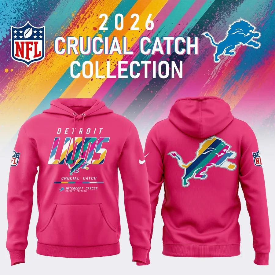 Detroit Lions 2026 Crucial Catch COLON CANCER Limited Edition