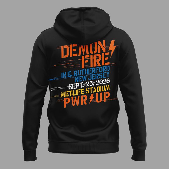 Hoodie AC/DC x New York Giants Event Shirt - POWER UP TOUR 2026 T-Shirt