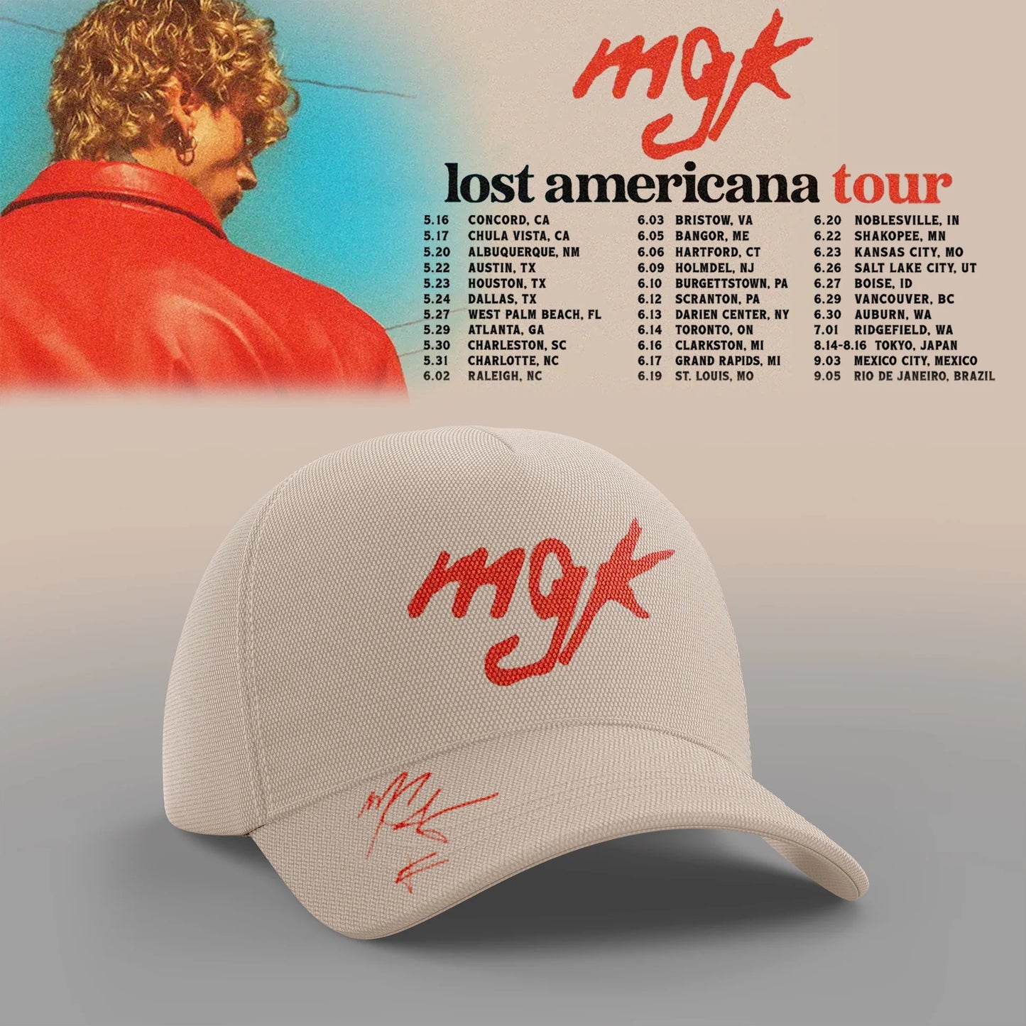 MGK Lost Americana Tour 2026 Jersey Limited Edition V2