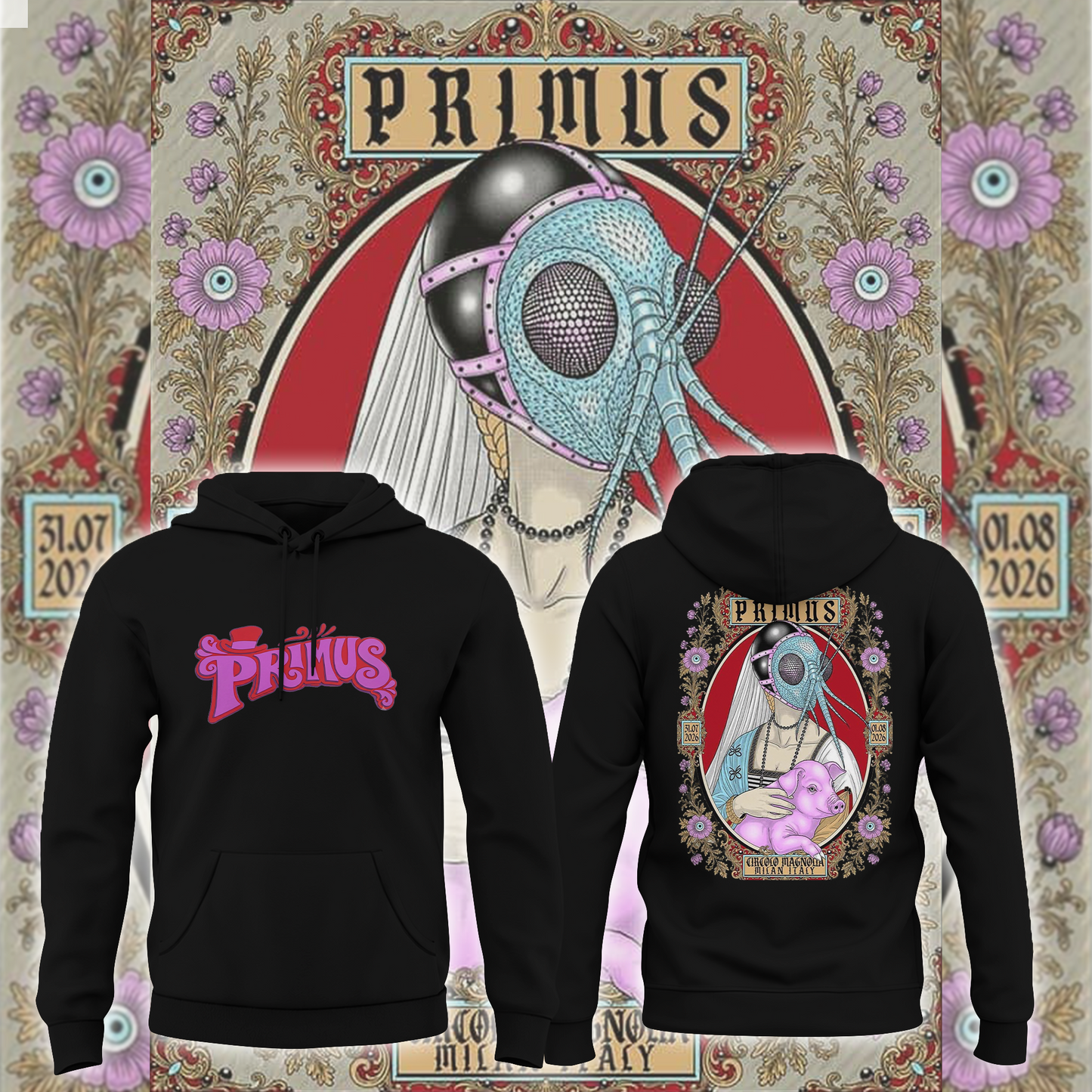 Limited Edition Primus Europe Tour 2026 Hoodie