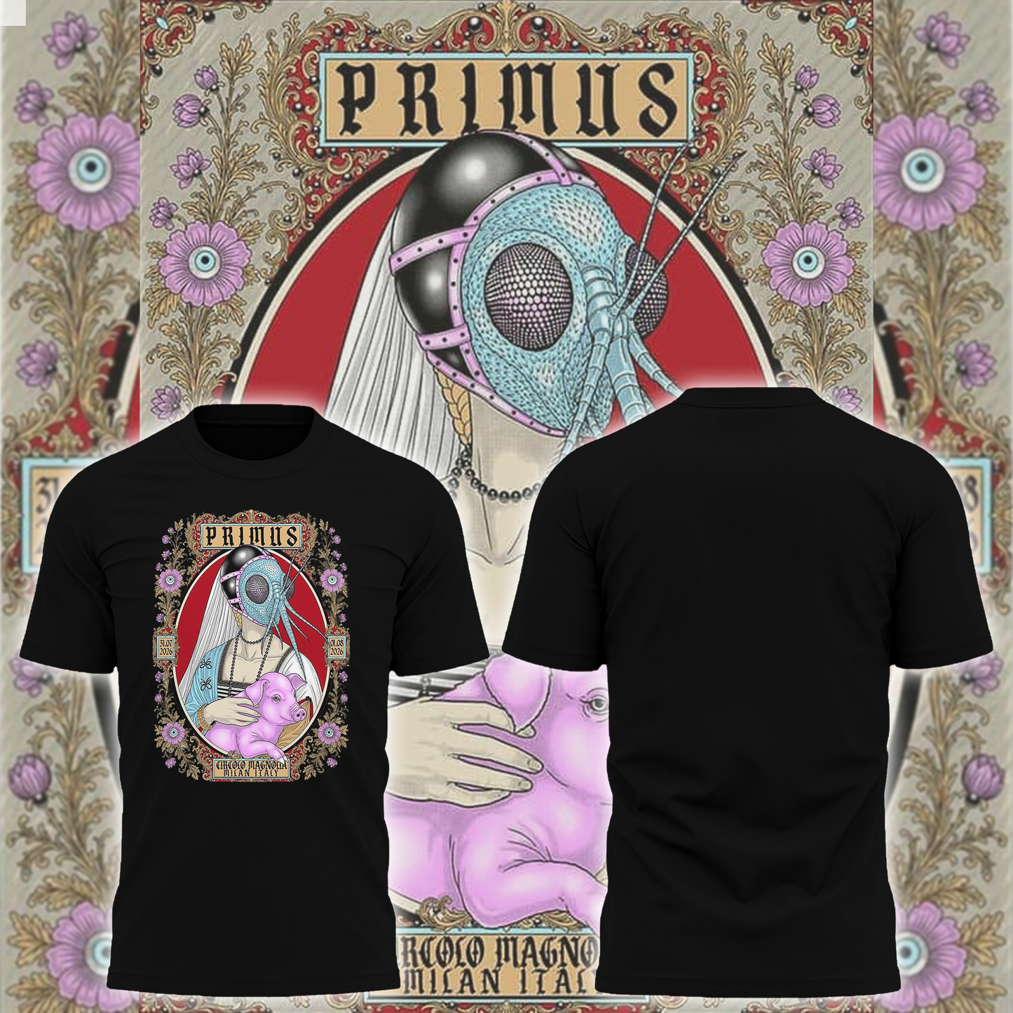 Limited Edition Primus Europe Tour 2026 TShirt