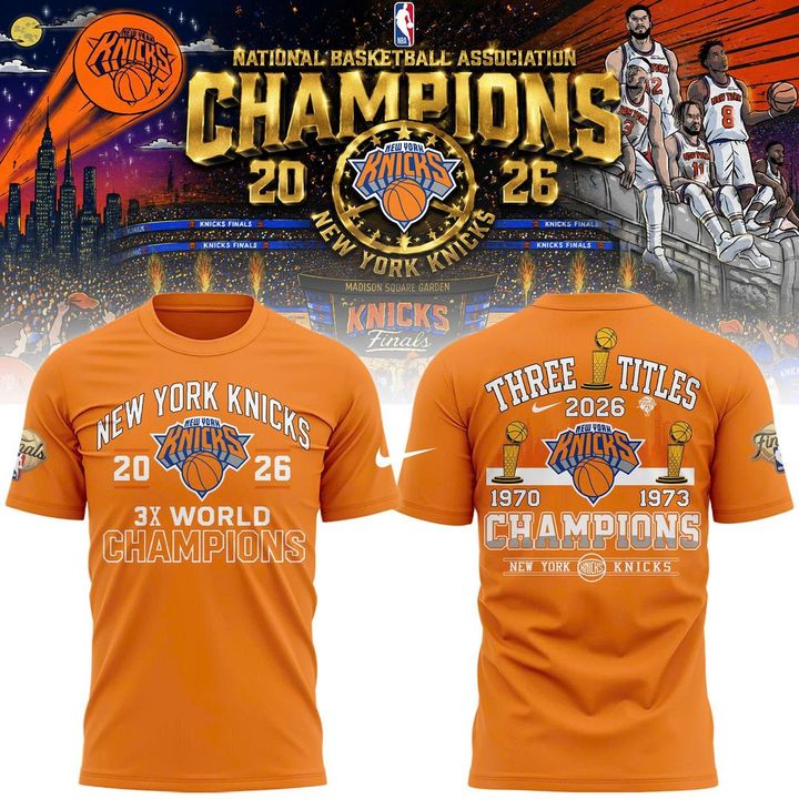 NY Knicks 2026 Finals Champions Limited Edition Locker Room Tshirt