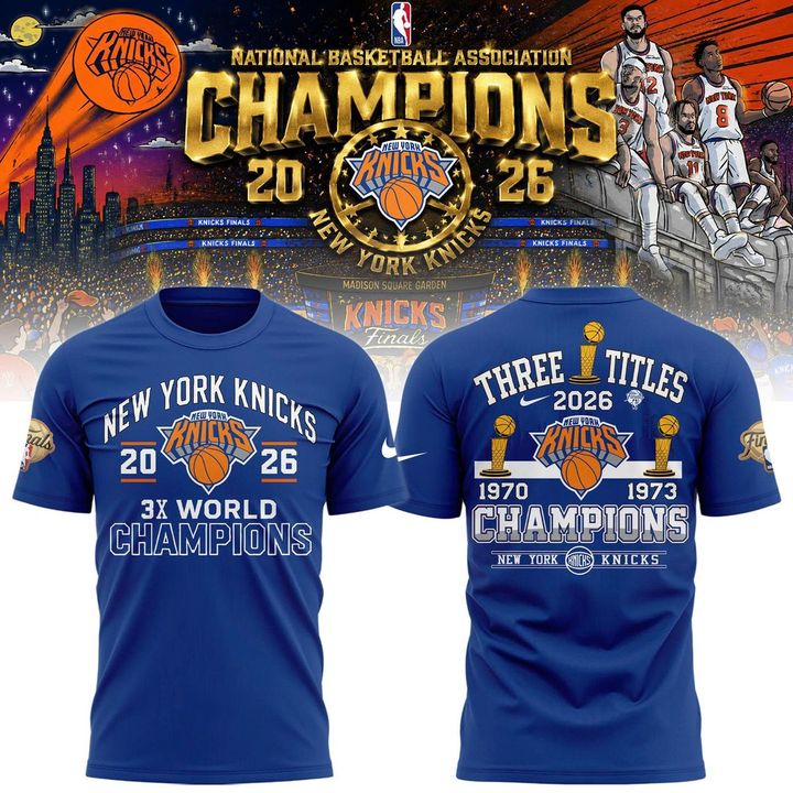 NY Knicks 2026 Finals Champions Limited Edition Locker Room Tshirt