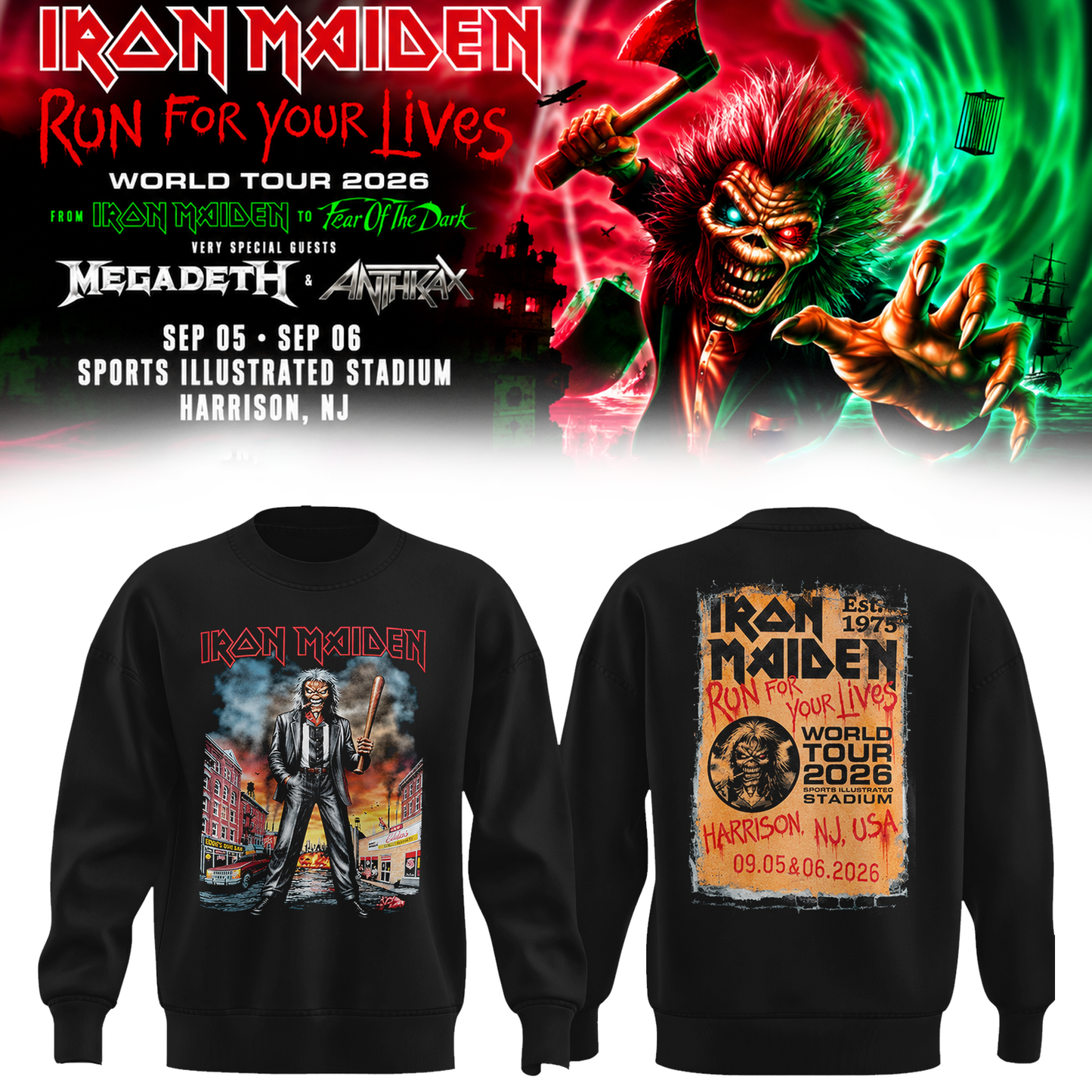 Limited Edition Run For Your Lives 2026 In In Sports Illustrated Stadium Sweatshirt