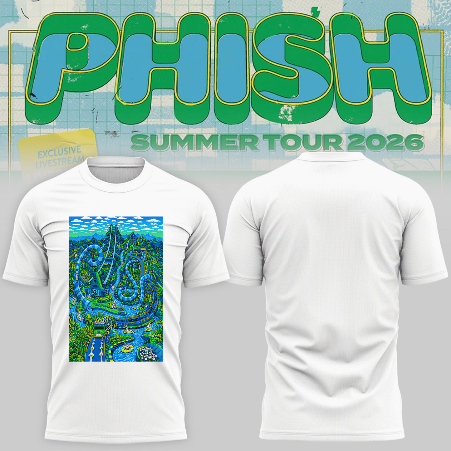 Phish Commerce City CO 2026 Event Tee On Sept 4 5 6 2026 T-shirt