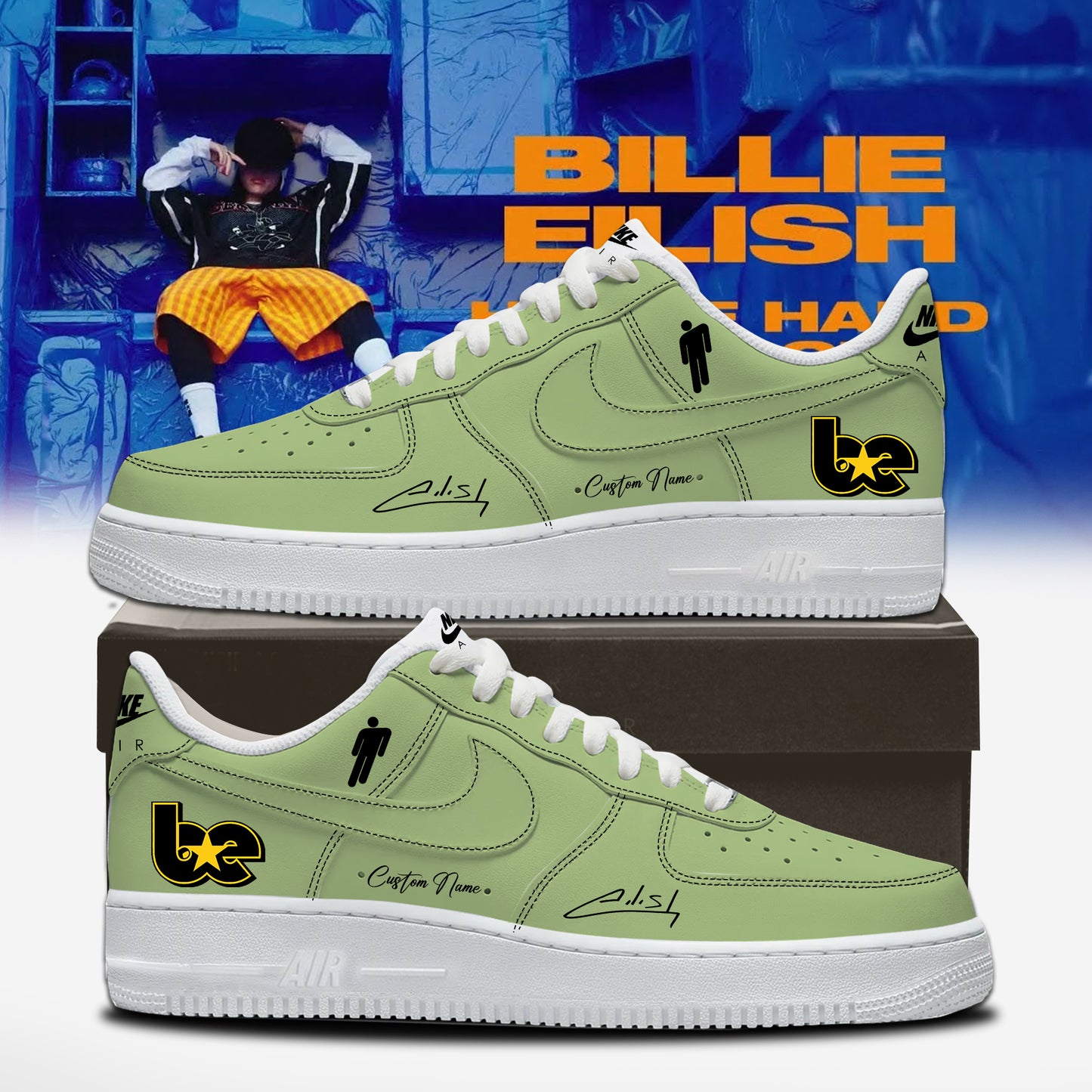 .Billie Eilish Hit Me Hard and Soft: The Tour Shoes 10