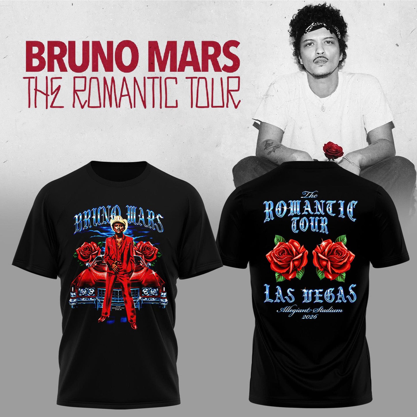 .Las Vegas The Romantic Limited Edition Tee – Vintage Black