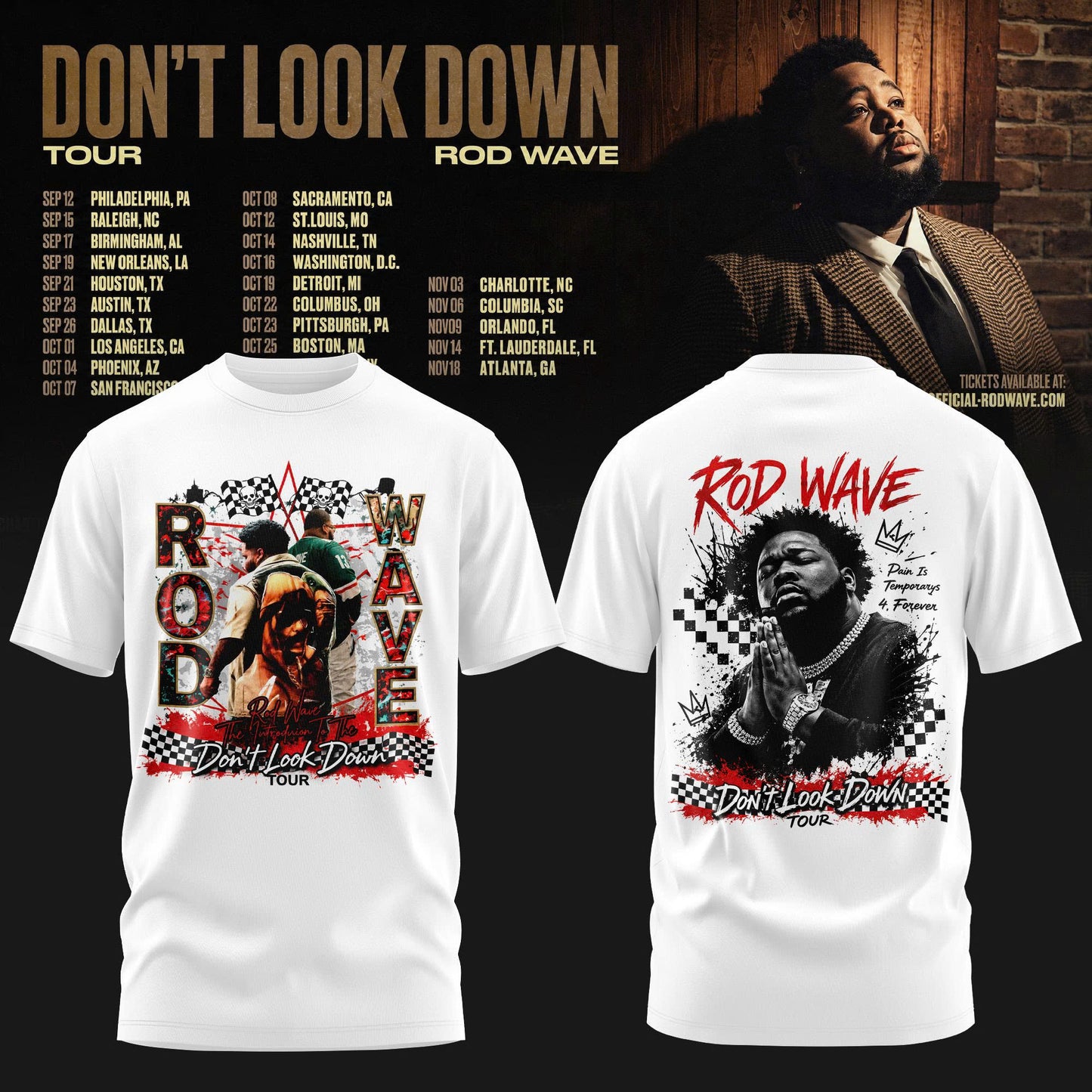 DON’T LOOK DOWN TOUR 2026 Edition Tee